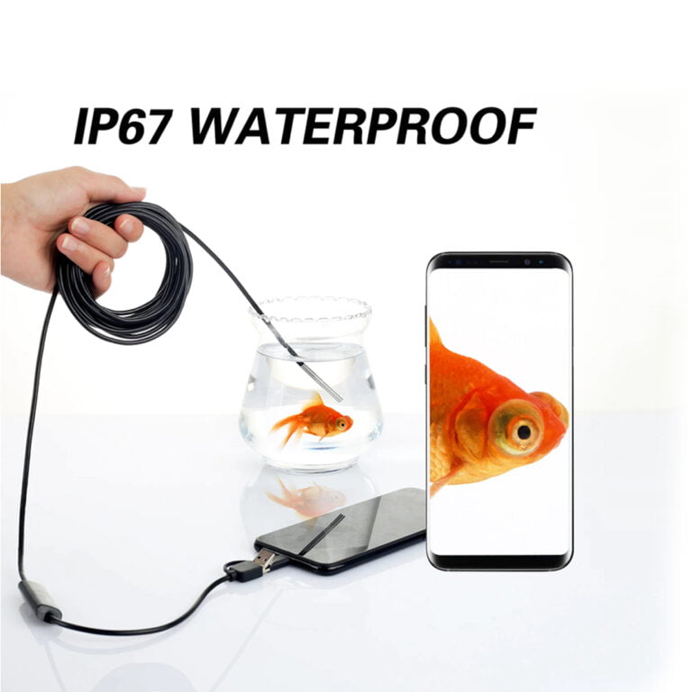 Industrial Endoscope Camera 3.9MM Mini IP67 Waterproof USB Borescope Inspection Camera