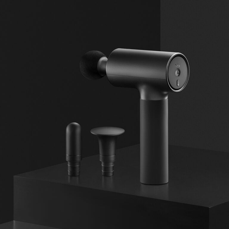 Xiaomi Massage Gun with 3 Replaceable Heads and 3 Speeds for Massage and Muscle Relaxation