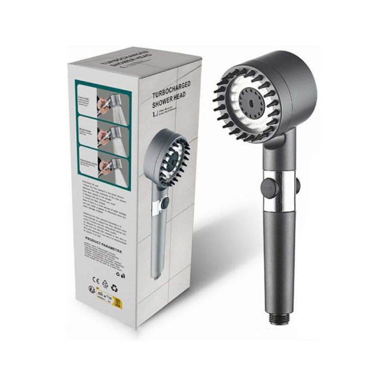 Multi-Purpose Shower Head with 4 Adjustment Modes With Built-in Filter