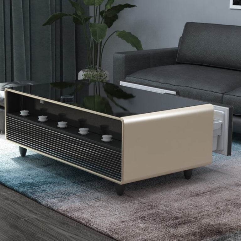 Centracool TB135 Smart Coffee Table with 2 Drawers Refrigerator, 2 USB Charging Ports