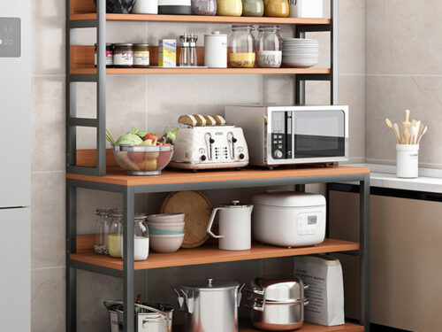 5 Tier Stand Kitchen Rack Organizer, Equipment Storage Shelves
