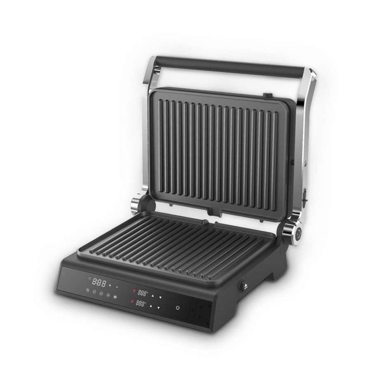 Porodo Lifestyle Glasstop Electric Grill 2000W Digital Touch Screen