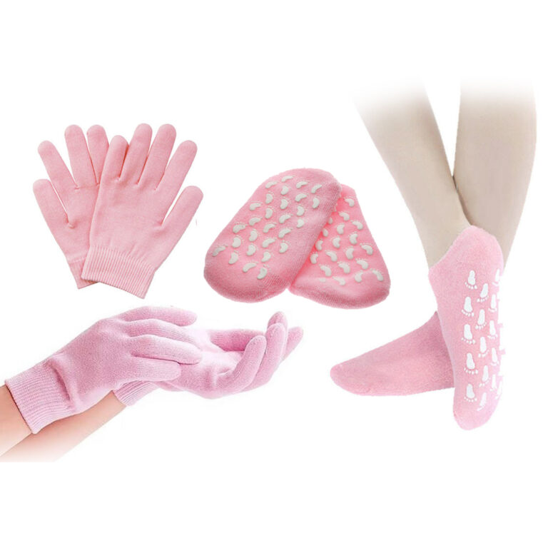 Spa Gel Gloves and Socks To moisturize and soften hands and feet