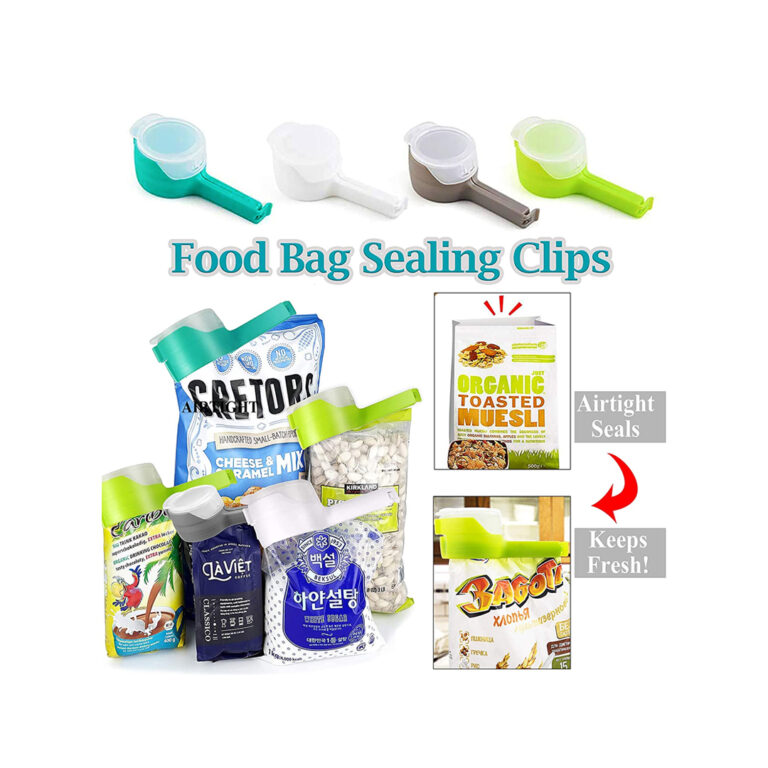Bag Clips for Food, Food Storage Sealing Clips with Pour Spouts