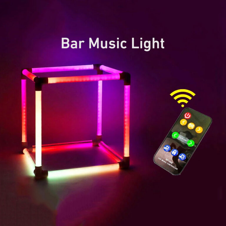 LED RGB Music Cubic Light with Remote Control