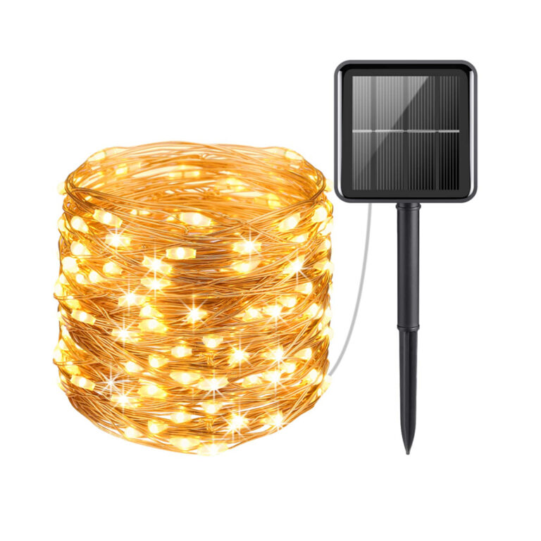 13M LED Solar String Lights Waterproof Copper Wire Decoration Lights
