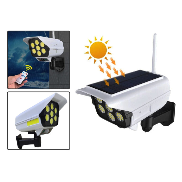 SOLAR MONITORING LAMP Waterproof Solar LED Lamp with Motion Sensor