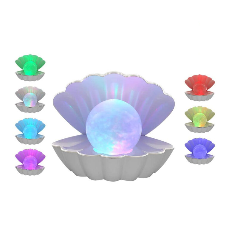RGB 8 Colors Changing Pearl Shell Mood Lamp
