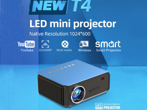T4 Mini Projector HD WiFi Projector Home Video Projector
