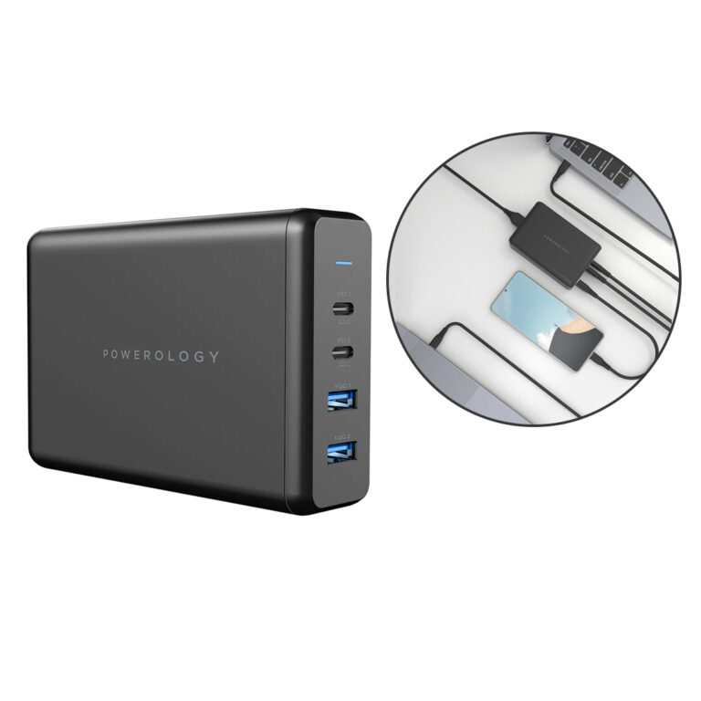 Powerology 156W Multiport USB Wall Charger with 4 Output