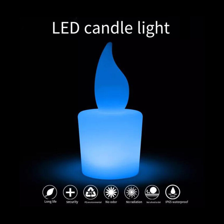LED Candle Light with remote control multi color 16 colors RGB waterproof