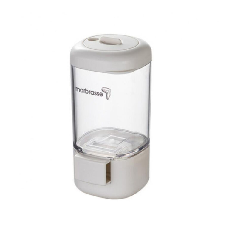 Press-to-Open Plastic Salt and Pepper Shaker, Transparent Spice Dispenser Seasoning Jar