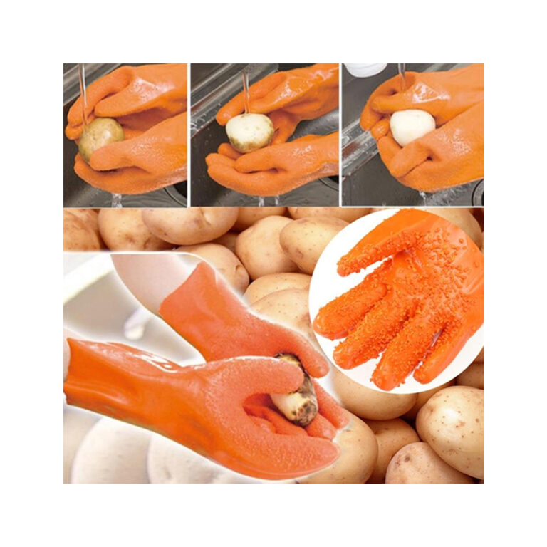 Tater Mitts Quick Water Resistant Multi-use Potato Peeling Gloves