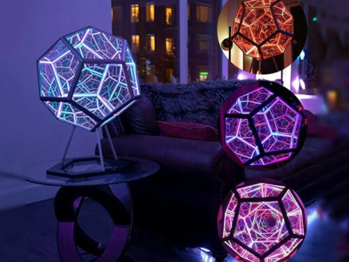 Infinite Dodecahedron Night night Art Light Exquisite Ornaments USB Charging Decorative Lamp