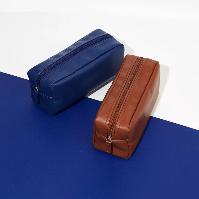 Unisex High-Quality Leather Canvas Organizer Bag perfect