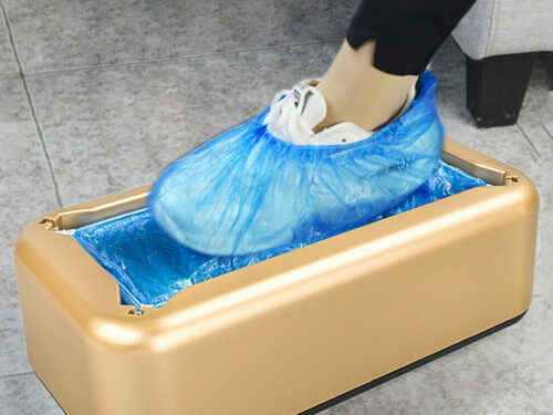 Shoe covers machine with 100pcs disposable shoe covers