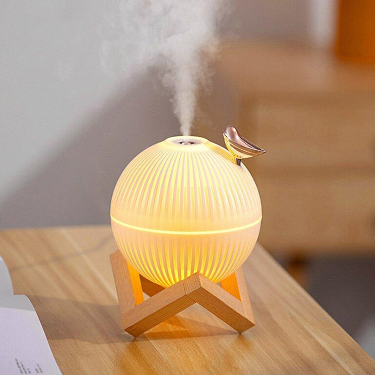 330 ml USB Cool Mist Maker Air Humidifier With Warm LED Lamp Mini Aroma Diffuser