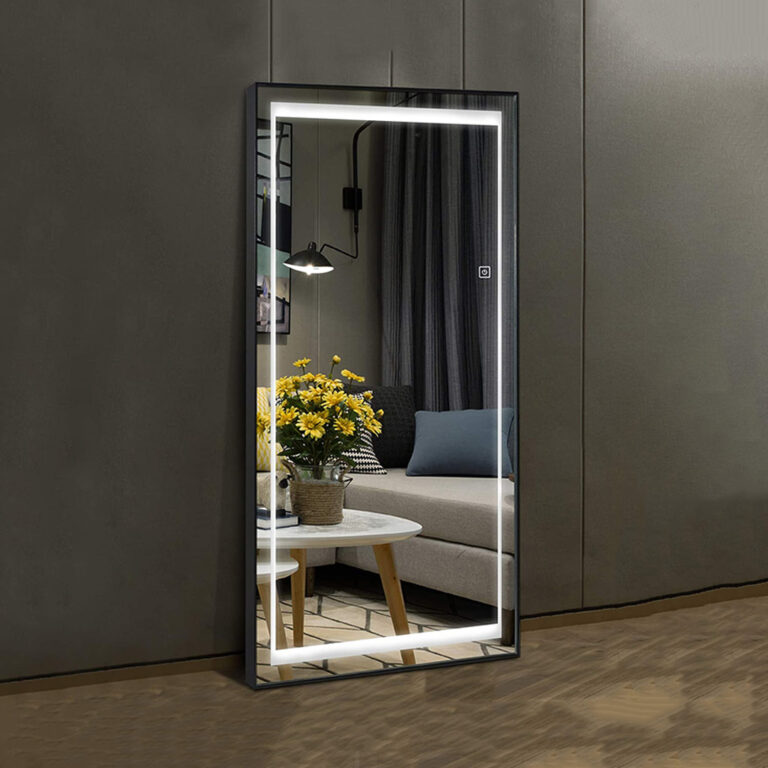 150 Cm X 50 CM Full Length Mirror Intelligent LED Floor Mirror with Stand with Touch Button