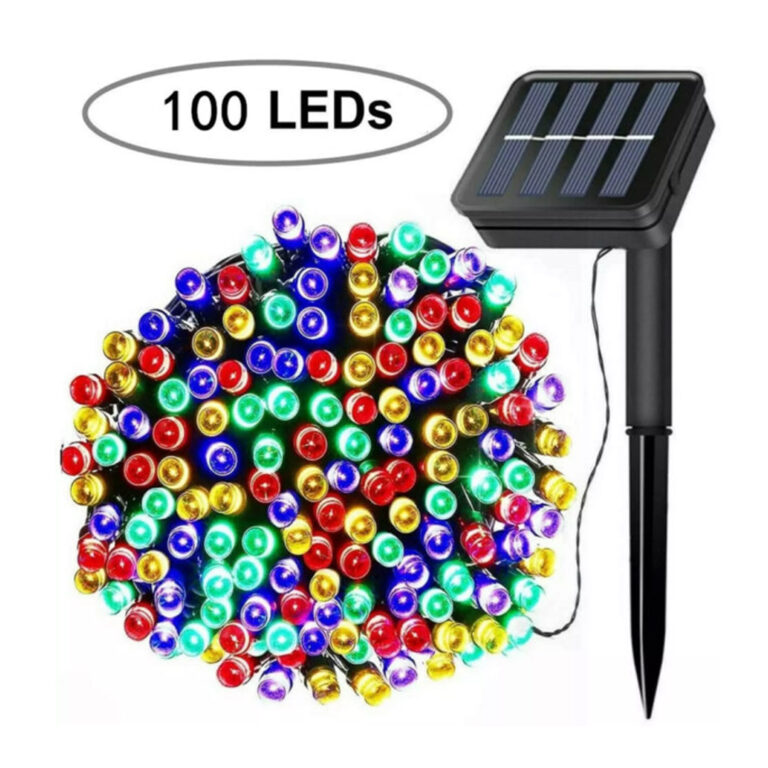 Waterproof Multi Color Solar String Light For Outdoor Decoration (Size: 12Meter 100LED)