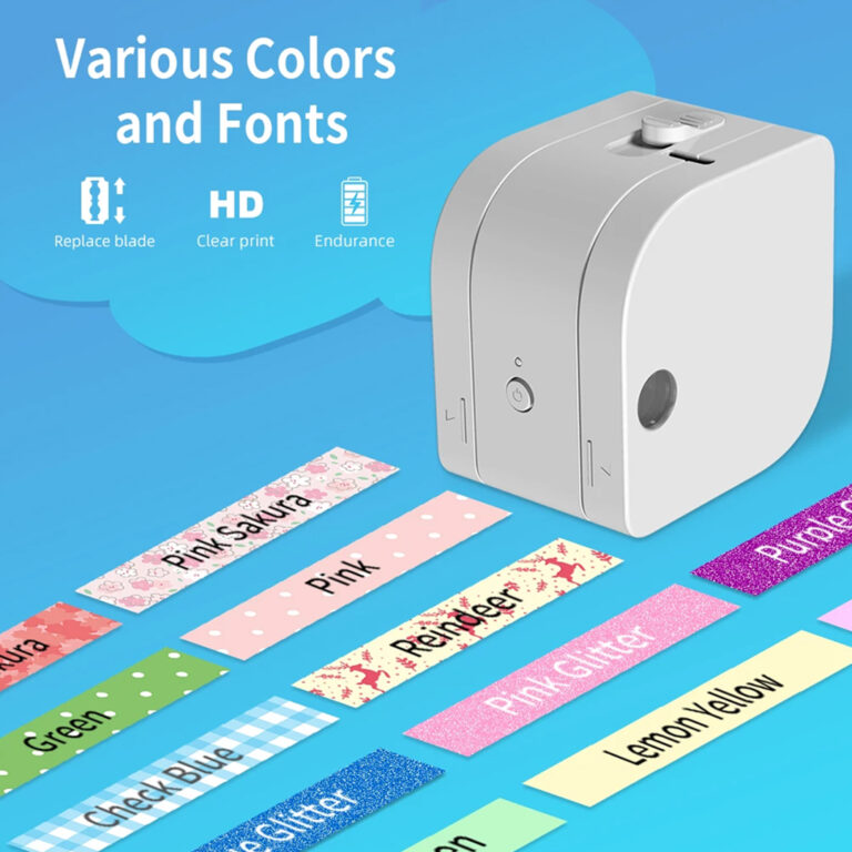 Phomemo P12 Mini Size Label Printer Bluetooth Label Maker with Tape