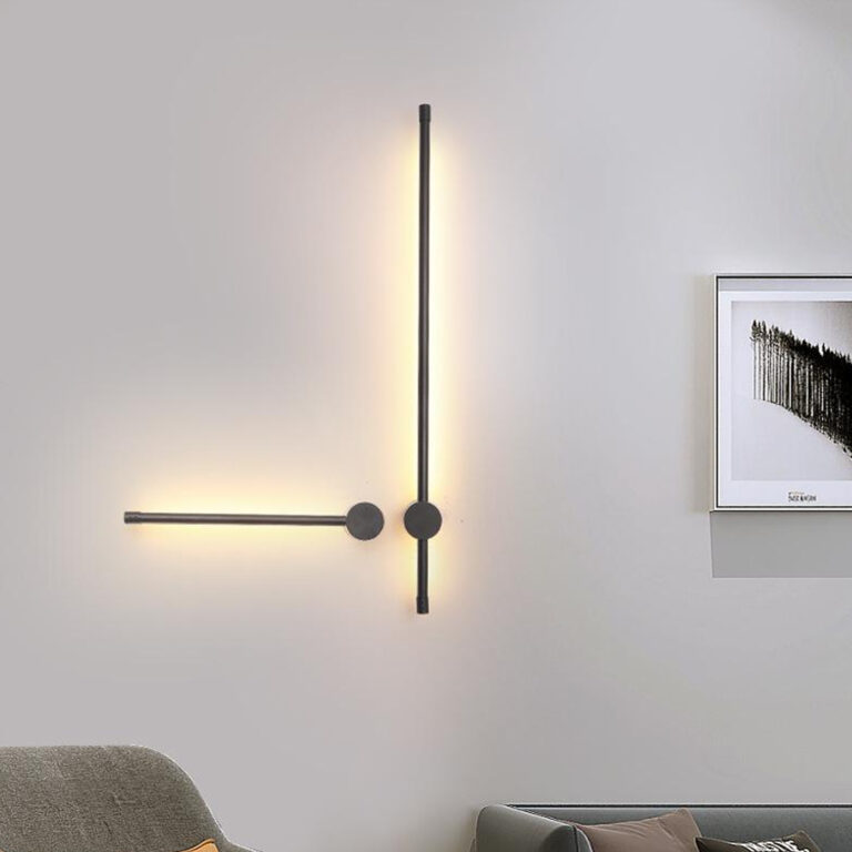 Modern Led Wall Lamp Remote RGB Control Wall Lamp