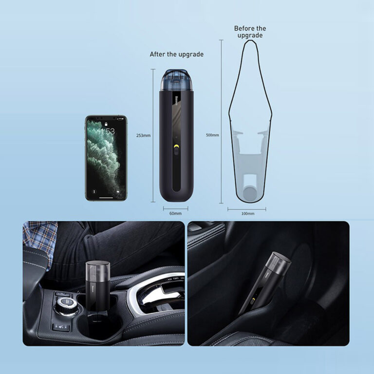 Baseus A2 Car Vacuum Cleaner Mini Handheld Auto Vacuum Cleaner with 5000Pa Powerful Suction