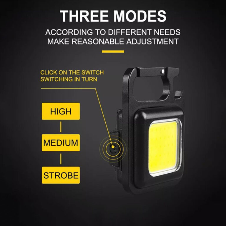 Rechargeable Small Flashlight, 800 Lumens Portable LED Light 3 Light Modes