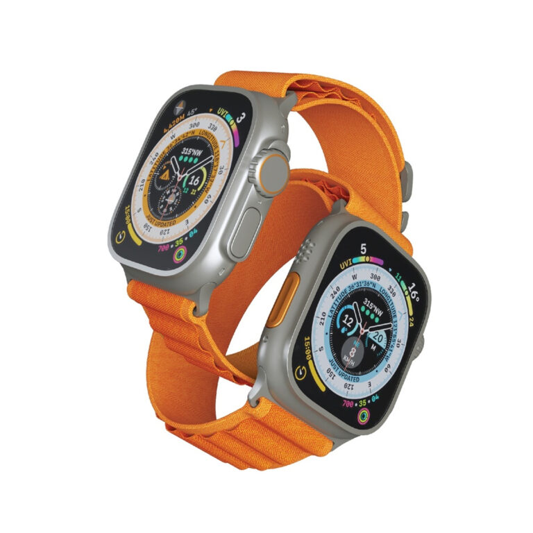 Porodo Ultra Titanium Smart Watch 1.86 Inch Screen Built-in Sensor