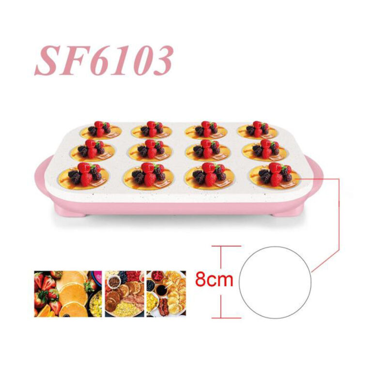 Sonifer SF-6103 Multifunction Electric Pancake Maker 12 Slots