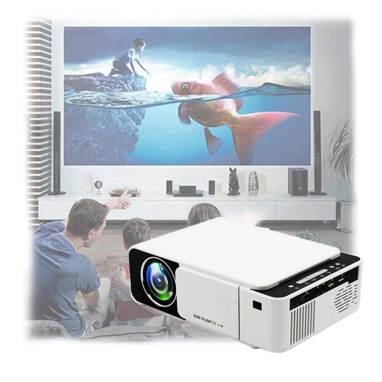 Borrego T5 Wi-Fi 1080P Projector and Speakers with 5 Connection Ports