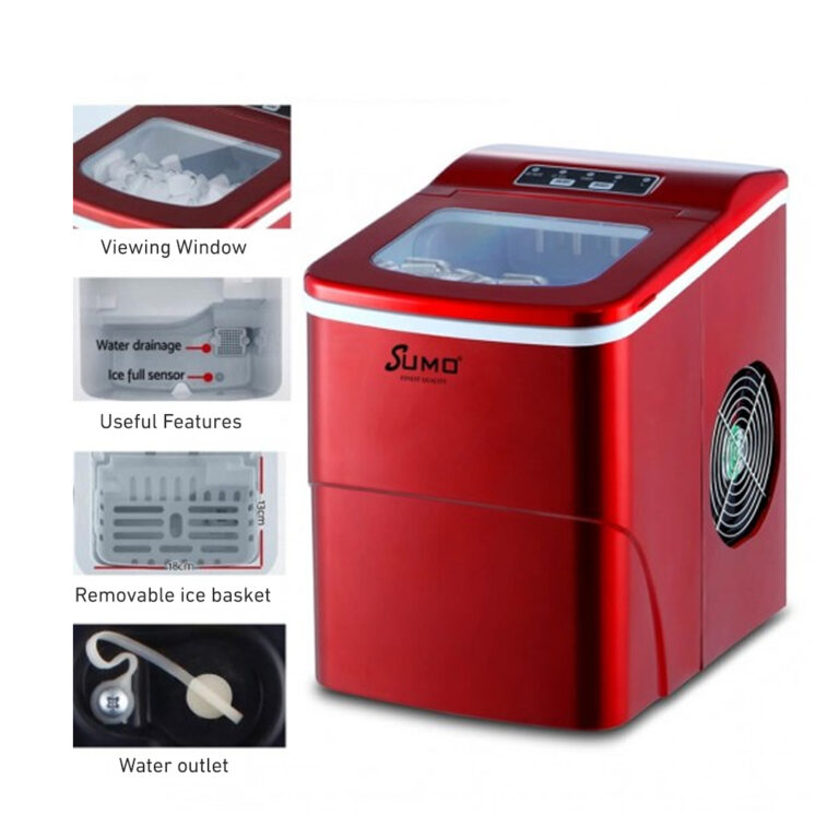 SUMO 90W PORTABLE ICE MAKER AND THERMOS CONTAINER