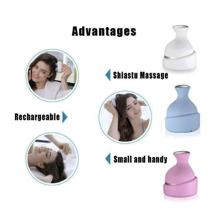 Electric Head Massage health care antistress relax body massage deep tissue Wireless Scalp Massager