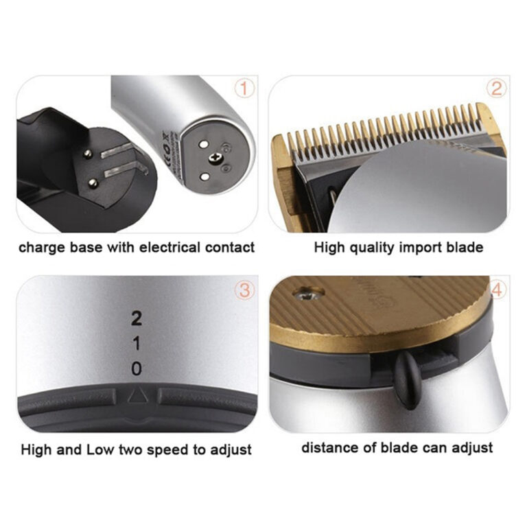 Dingling Rf-609 Electro Plating Hair Clipper Hair Trimmer Use For Man