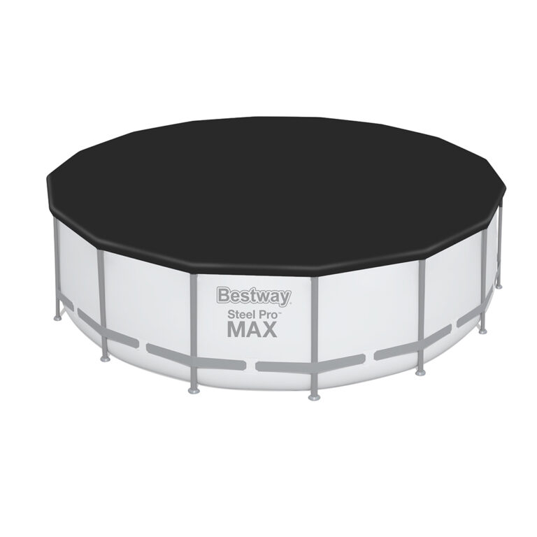 BestWay Steel Pro MAX Frame Swimming Pool Set Round Above Ground With Filter Pump