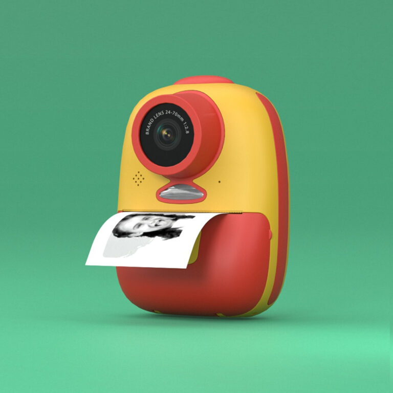 Porodo Kids Camera with Instant Printing – 1080P HD Display