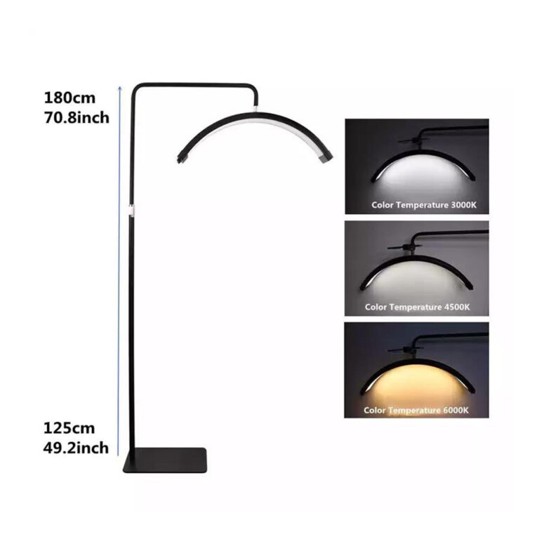 Rotatable LED Floor Lamp 45 W with Flat Base
