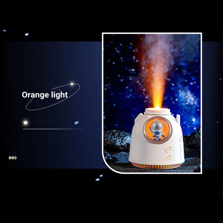 260ml USB Ultrasonic Space Capsule Humidifier With Night Light