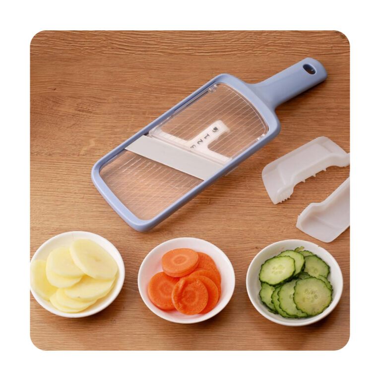 Stainless Steel Fruit Vegetable Chopper Slicer Adjustable Thickness Cutter