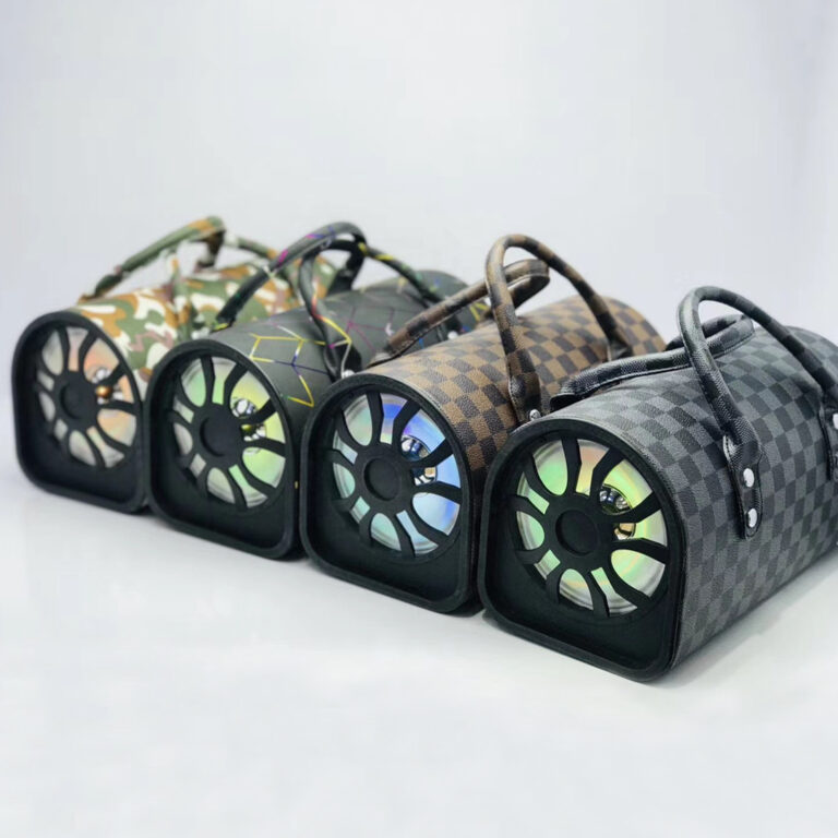 Speaker-shaped handbag, model K88, bluetooth speaker Wirelessly with LED lights