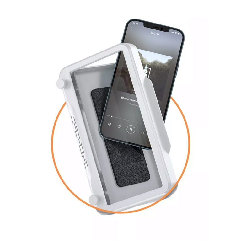 Wall-Mountable Bathroom and Kitchen Phone Holder Waterproof Touch Easy to Install