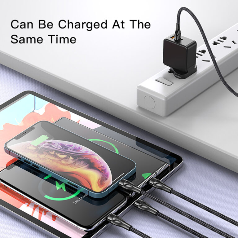 Yesido 4-in-1 Multi-Function Fast Charging Cable (USB or Type C)