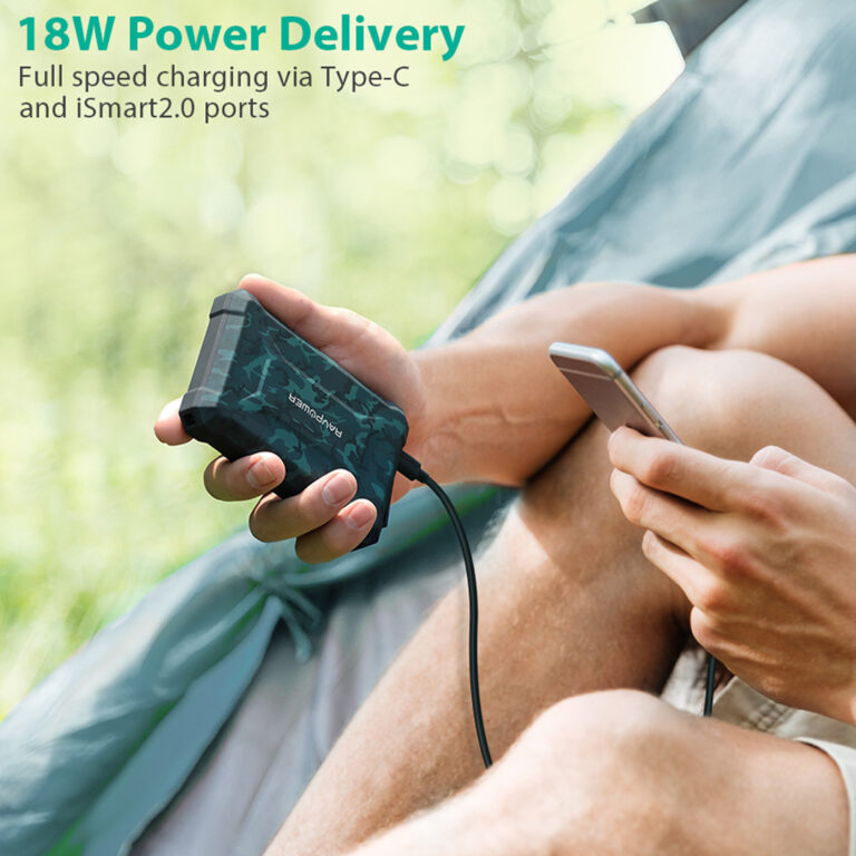 RAVPower RP-PB096 10050mAh PD 18W+QC3.0 Waterproof Power Bank