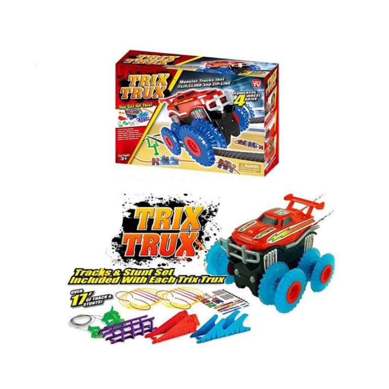 New Trix Truxs Easy-to-Use 4-Wheel Car with 17' Moving Tracks