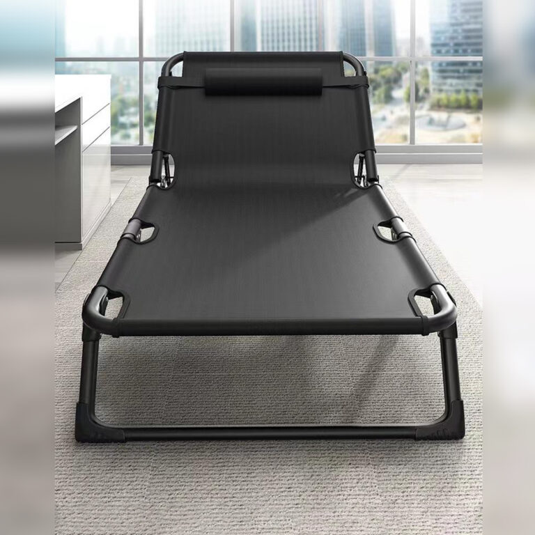 Foldable Bed with Pillow Sturdy and Adjustable for Multiple Uses (sitting, reclining, lying down)