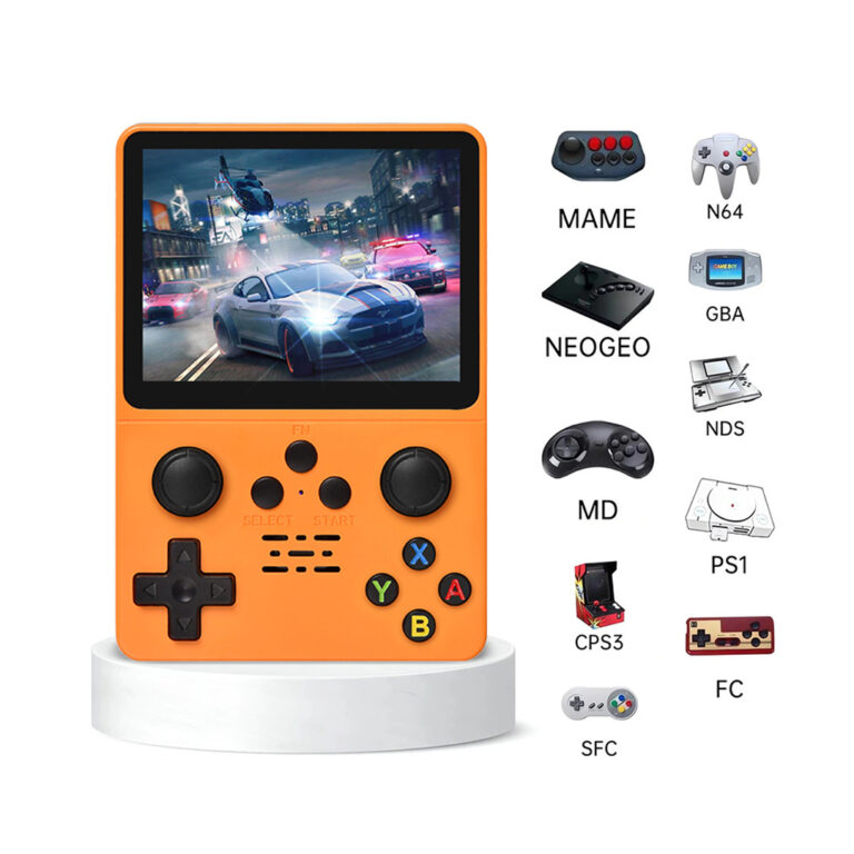 R35S Portable Retro Gaming Console with 15000 Games 3.5 inch