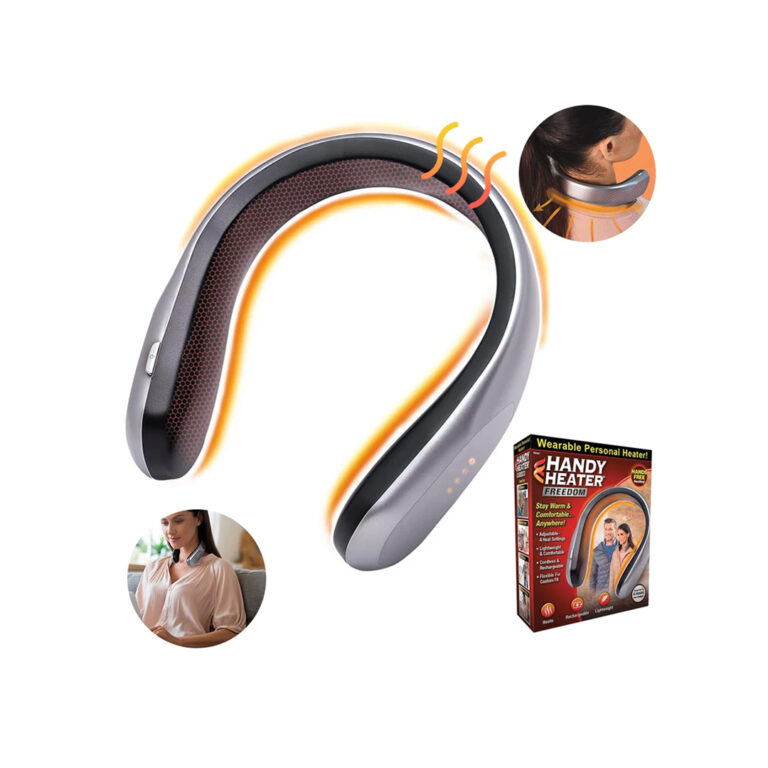 Wearable Wireless Neck Heater 4 Heat Levels Rechargeable Lightweight and Comfortable