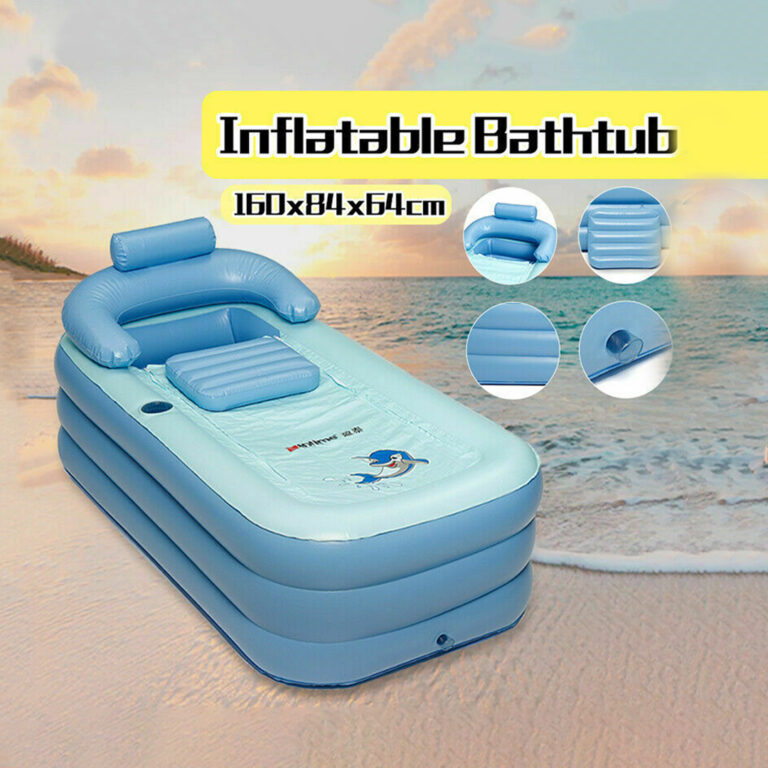 Foldable and Storable Inflatable BathTub For Adults