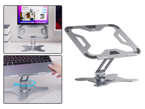 360 Degree Rotating Laptop Stand Ergonomic Design Suitable For 10~17.3 Inch Laptops
