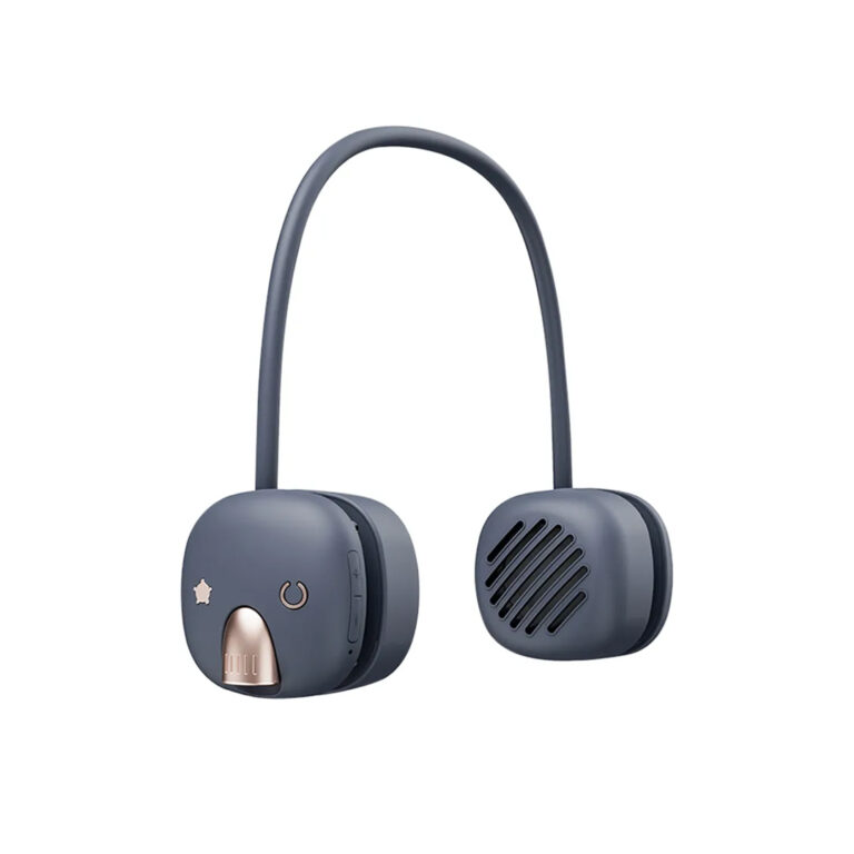 Modern Bluetooth Neck Hanging Portable Speaker Foldable with LED Lighting