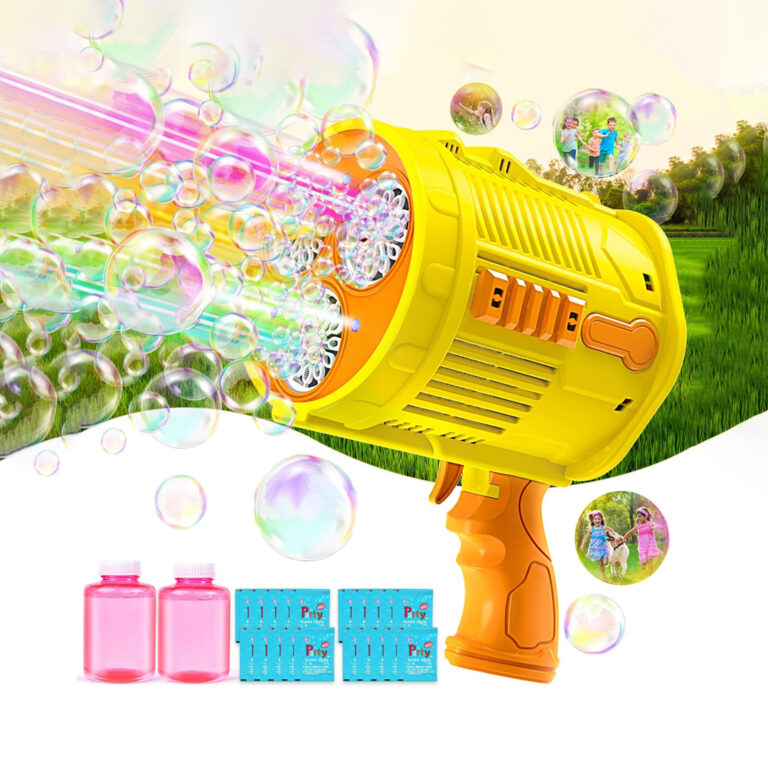Automatic Bubble Gun for Summer Outdoor Games, Holidays, and Birthday Parties